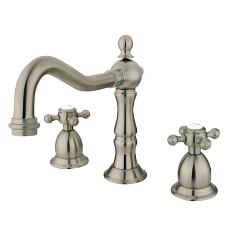 Kingston Brass KS1978BX 8" Widespread Bathroom Faucet, Brushed Nickel KS1978BX